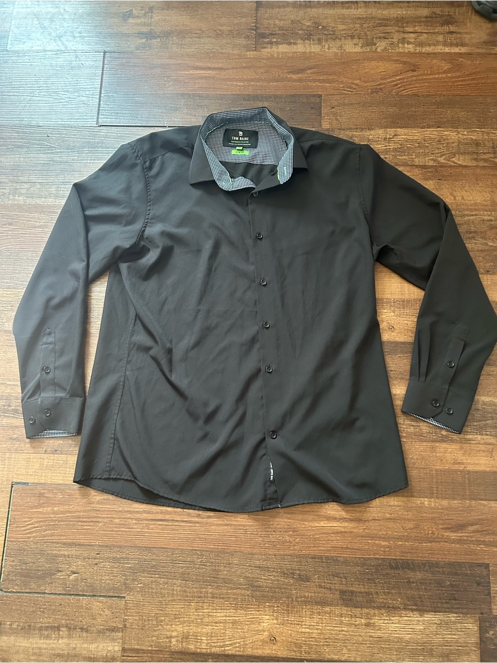 Tom Baine Performance Collection Button Up Mens Shirt - Slim Fit XL Wrinkle Free